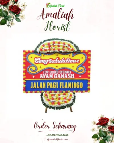 Bunga Papan Congratulation di Kebonwaru